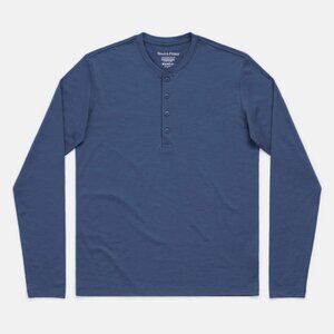Wool & Prince Signature Long Sleeve Henley Shirt